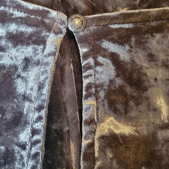 Nwot American Eagle Crushed Velvet Romper Olive Green M - Picture 8 of 12